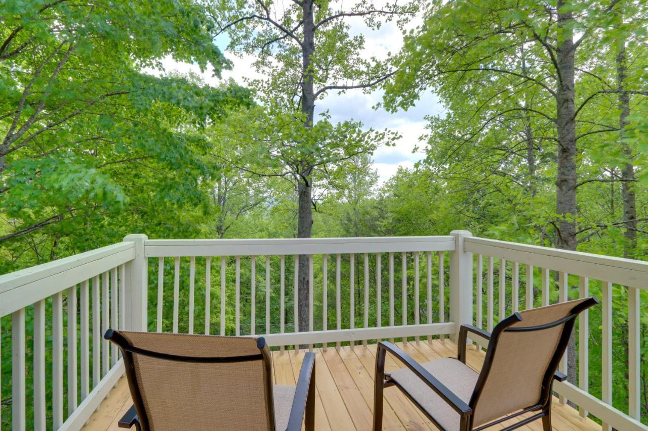 Blue Ridge Getaway With Hot Tub And Seasonal View! Villa Eksteriør bilde